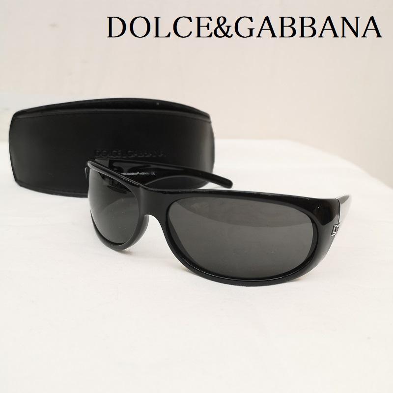 ドルチェアンドガッバーナ DOLCE&GABBANA めがね・サングラス サングラス サイド ロゴ サングラス DG812 B5 66□44 120 - 黒 / ブラック / black メンズ USED 古着 中古 50163814