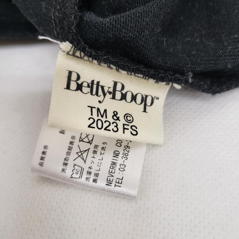 ＵＳＥＤ古着 USED/古着 カットソー 長袖 THE BRAVE MAN　BETTYBOOP コラボ ブラック 長T ベティちゃん S 黒 / ブラック / black メンズ USED 古着 中古 50163824