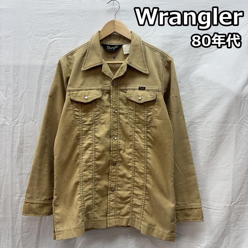 ラングラー Wrangler ジャケット、上着 ジャンパー、ブルゾン 80年代 ビンテージ USA製 黒三角タグ コーデュロイ シャツ ジャケット 80s VINTAGE - メンズ USED 古着 中古 50163833