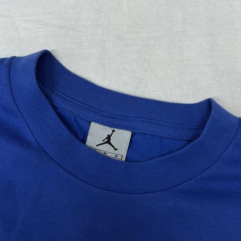 エアジョーダン AIR JORDAN Tシャツ 半袖 ロゴ プリント クルーネック 半袖 Tシャツ M 青 / ブルー / blue メンズ USED 古着 中古 50163836