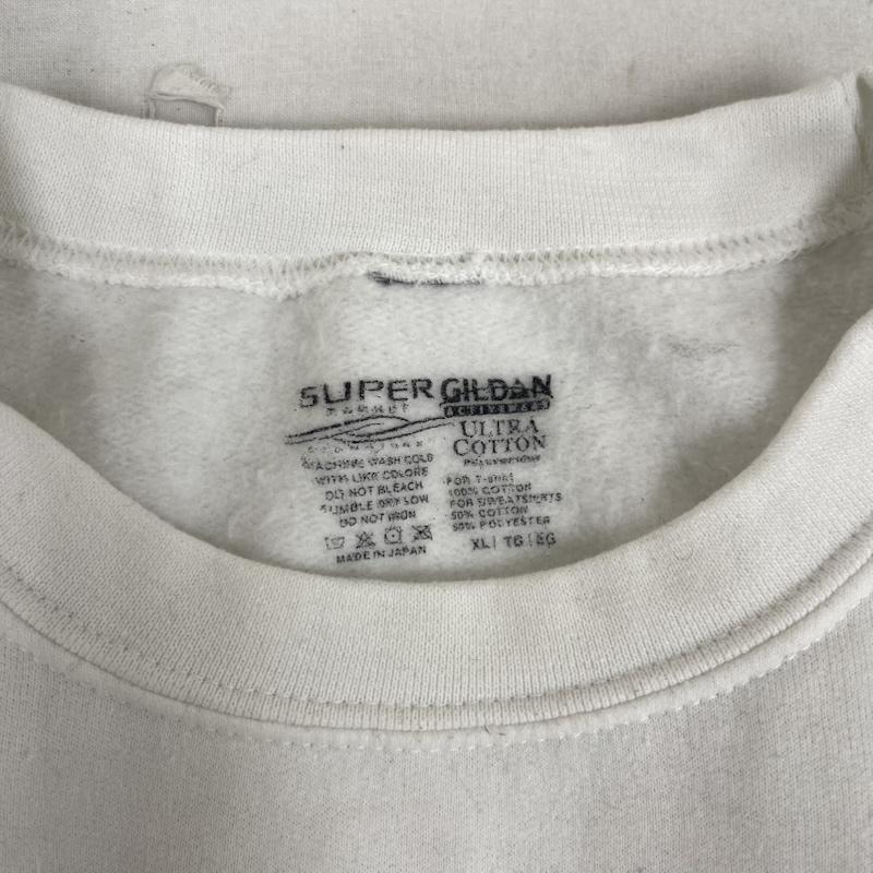 古着 USED トレーナー 長袖 SUPERMARKET SUPER APPLE クルー スウェット トレーナー XL 白 / ホワイト / white メンズ USED 古着 中古 50163837