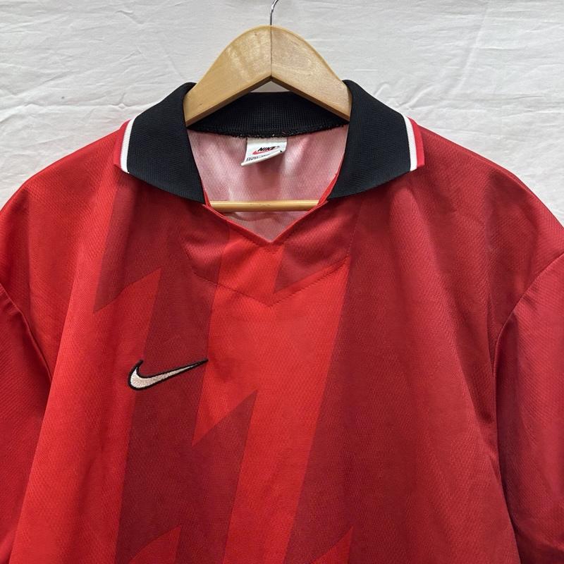ナイキ NIKE ポロシャツ 半袖 90年代 ビンテージ UK製 ナイロン ポロシャツ ナンバリング17 90s VINTAGE L メンズ USED 古着 中古 50163838