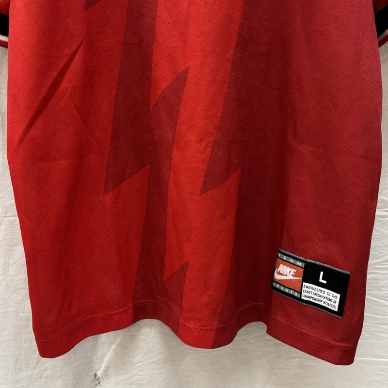 ナイキ NIKE ポロシャツ 半袖 90年代 ビンテージ UK製 ナイロン ポロシャツ ナンバリング17 90s VINTAGE L メンズ USED 古着 中古 50163838