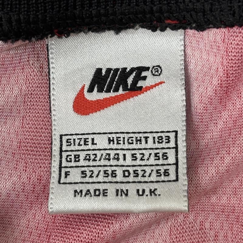 ナイキ NIKE ポロシャツ 半袖 90年代 ビンテージ UK製 ナイロン ポロシャツ ナンバリング17 90s VINTAGE L メンズ USED 古着 中古 50163838