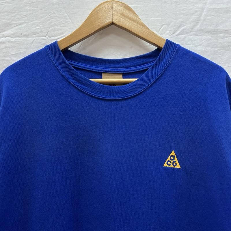 ナイキ エィシージー NIKE ACG Tシャツ 半袖 DC4081-405 ロゴ 刺繍 クルーネック 半袖 Tシャツ XL 青 / ブルー / blue メンズ USED 古着 中古 50163842