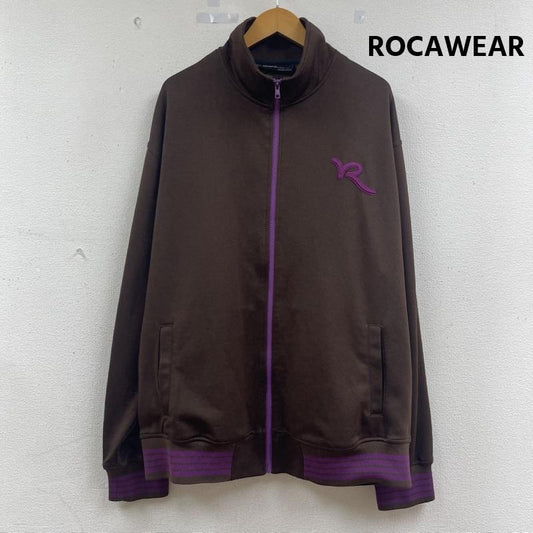 ロカウェア ROCAWEAR ジャケット、上着 ジャンパー、ブルゾン 90s ロゴ刺繍 ヴィンテージ トラック ジャケット ジャージ 茶 / ブラウン / brown メンズ USED 古着 中古 50163843