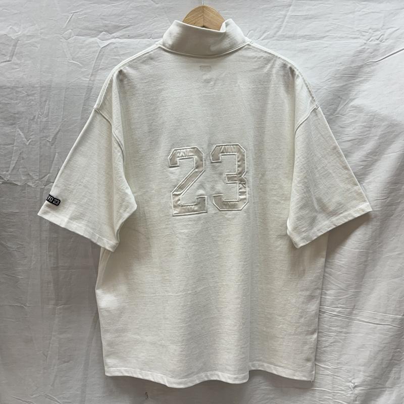 古着 USED Tシャツ 半袖 TOKYO23 ONEITA ロゴ 刺繍 ハーフジップ カデット 半袖 Tシャツ T23-23-012 M 白 / ホワイト / white メンズ USED 古着 中古 50163844