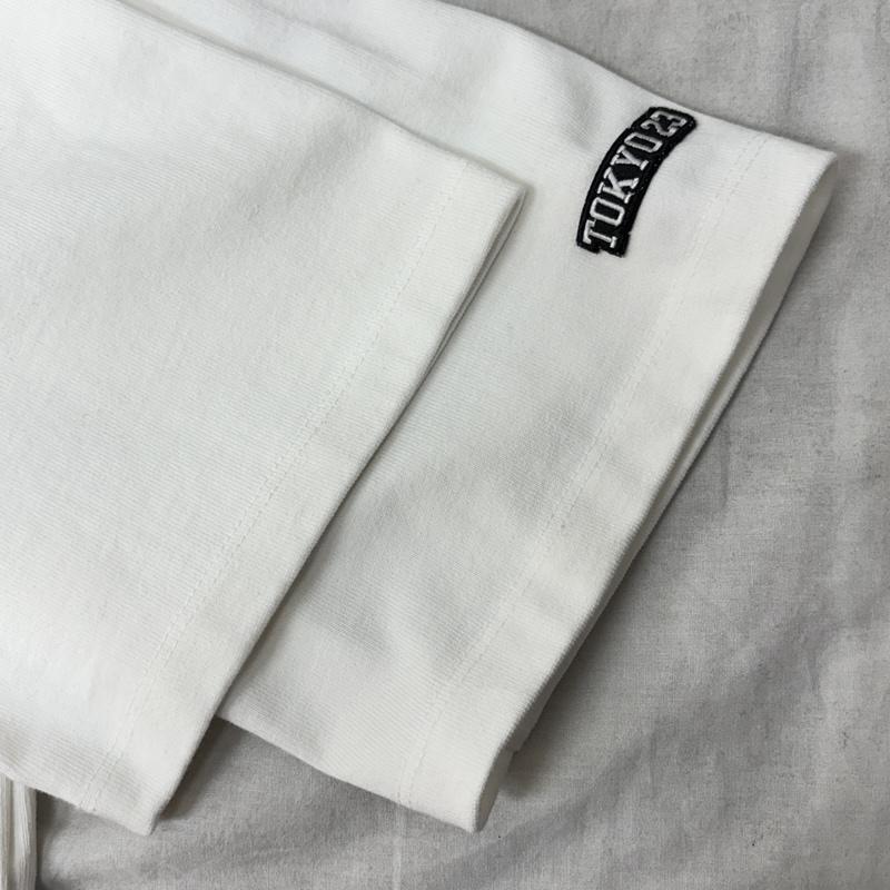 古着 USED Tシャツ 半袖 TOKYO23 ONEITA ロゴ 刺繍 ハーフジップ カデット 半袖 Tシャツ T23-23-012 M 白 / ホワイト / white メンズ USED 古着 中古 50163844