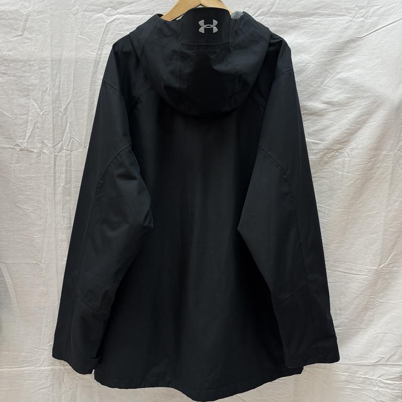 アンダーアーマー UNDER ARMOUR ジャケット、上着 ジャンパー、ブルゾン STORM3 ビッグサイズ ナイロン ジャケット フード付 1280789 XXL 黒 / ブラック / black メンズ USED 古着 中古 50163846