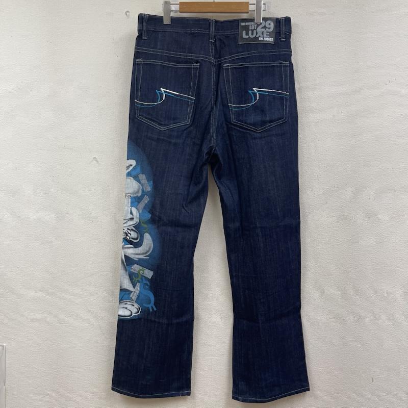 古着 USED パンツ デニム、ジーンズ LOT29 × ルーニー テューンズ コラボ プリント デニム パンツ インディゴ / インディゴ / Indigo メンズ USED 古着 中古 50163847