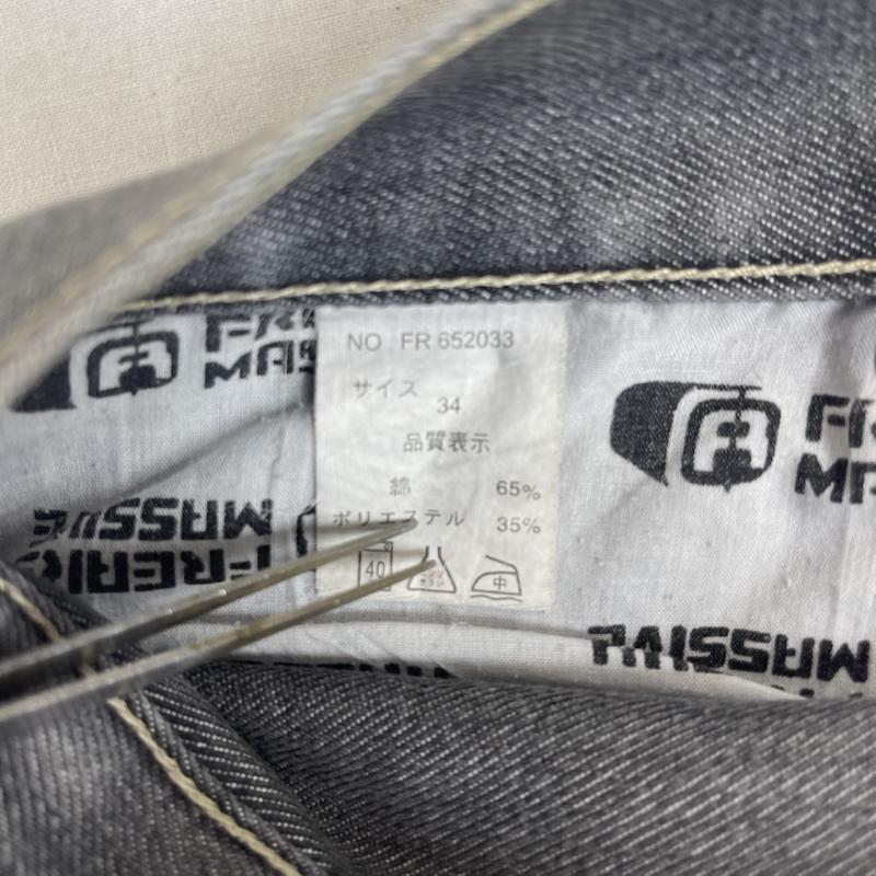 フリーキー FREAKY パンツ ショートパンツ Y2k 刺繍 ヴィンテージ バギー デニム ハーフパンツ ショーツ 34インチ 灰 / グレー / gray メンズ USED 古着 中古 50163848