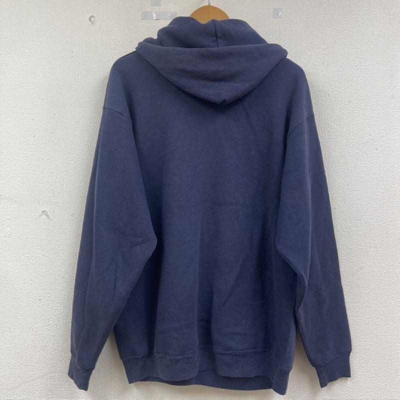 アルテックス ARTEX パーカー 長袖 USA製 80s 90s ヴィンテージ プリント プルオーバー パーカー XL 紺 / ネイビー / navy メンズ USED 古着 中古 50163861
