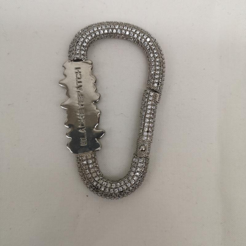 ブラックアイパッチ BlackEyePatch キーホルダー キーホルダー 23SS HANDLE WITH CARE RHINESTONE 取扱注意 ラインストーン カラビナ - メンズ USED 古着 中古 50163868