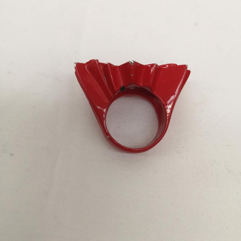 アンブッシュ AMBUSH アクセサリー 指輪 POW リング 16号 - 赤 / レッド / red メンズ USED 古着 中古 50163870