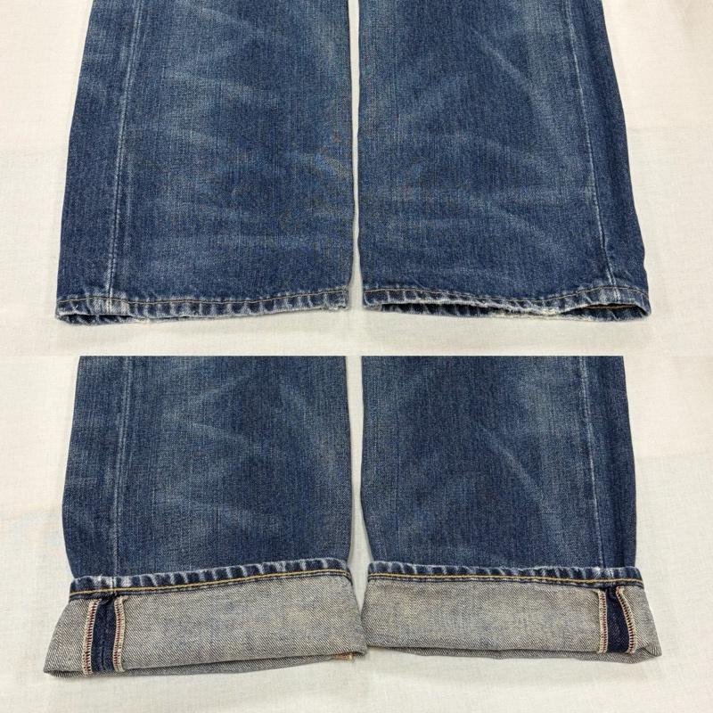 ポロラルフローレン POLO RALPH LAUREN パンツ デニム、ジーンズ デニム ジーンズ メキシコ製 W34 L32 レザー パッチ ロゴ ジッパーフライ 34インチ ロゴ、文字 インディゴ / インディゴ / Indigo メンズ USED 古着 中古 50163871