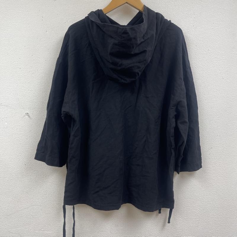 エゴトリッピング EGO TRIPPING パーカー 長袖 MOON AGE DEVILMENT コラボ レイヤード プルオーバー 半袖 パーカー 46 黒 / ブラック / black メンズ USED 古着 中古 50163874
