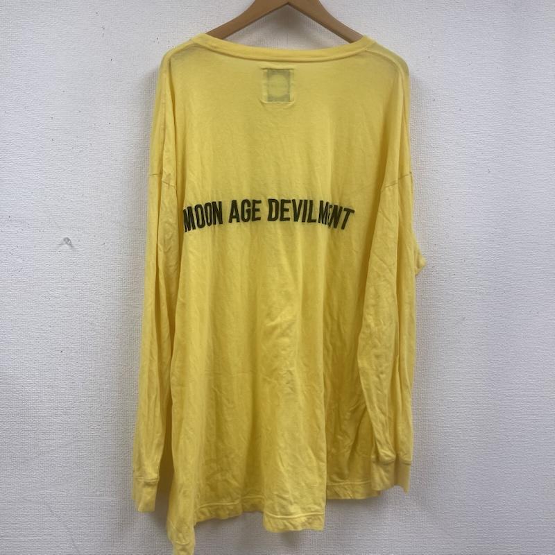 ムーンエイジデビルメント Moonage Devilment Tシャツ 長袖 日本製 SADS 黒夢 長袖 刺繍 Tシャツ カットソー mcs-0575 46 黄 / イエロー / yellow メンズ USED 古着 中古 50163875
