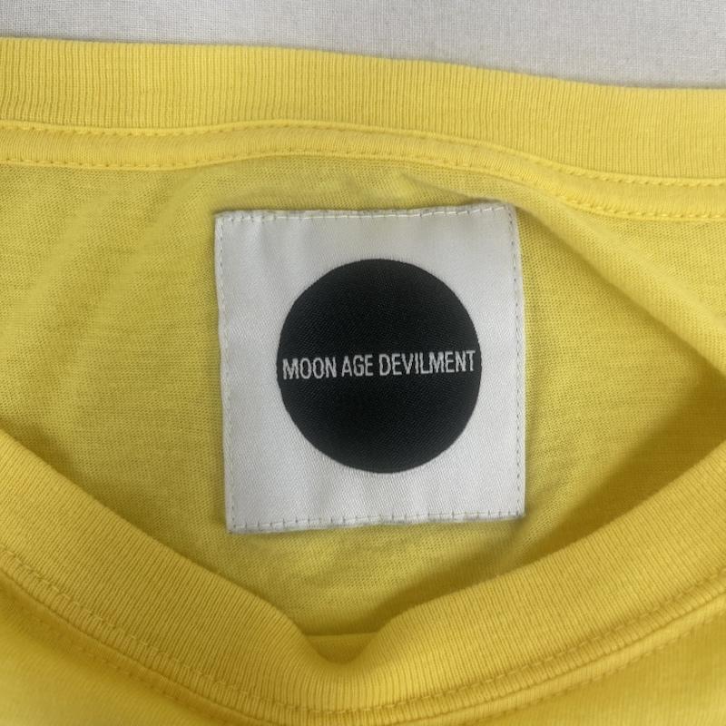 ムーンエイジデビルメント Moonage Devilment Tシャツ 長袖 日本製 SADS 黒夢 長袖 刺繍 Tシャツ カットソー mcs-0575 46 黄 / イエロー / yellow メンズ USED 古着 中古 50163875