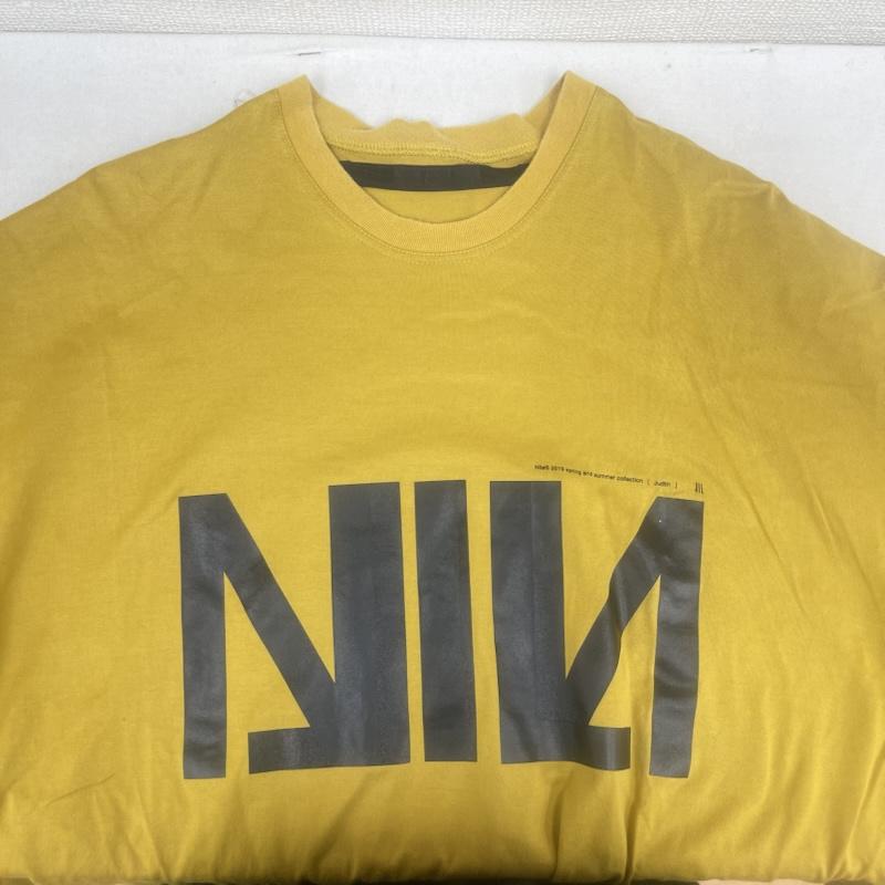ニルズ NILoS Tシャツ 半袖 日本製 NIL BIG T-SHIRT グラフィック ロゴ プリント Tシャツ 1 マスタード / マスタード / メンズ USED 古着 中古 50163877
