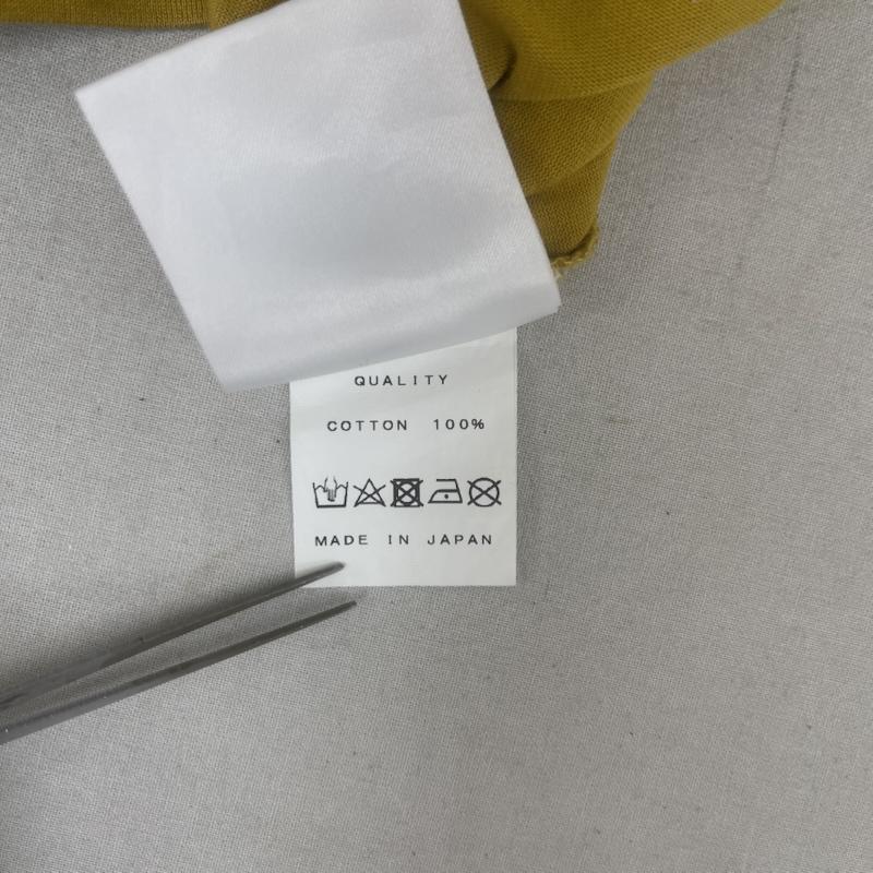 ニルズ NILoS Tシャツ 半袖 日本製 NIL BIG T-SHIRT グラフィック ロゴ プリント Tシャツ 1 マスタード / マスタード / メンズ USED 古着 中古 50163877