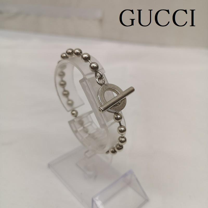 グッチ GUCCI アクセサリー ブレスレット、バングル トグル ボールチェーン シルバー925 ブレスレット - 銀 / シルバー / silver color メンズ USED 古着 中古 50163878