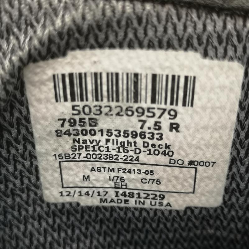 古着 USED ブーツ 一般 ROCKY 795ＢUS NAVY FLIGHT DECK BOOT GORE-TEX STEEL TOE SPE1C1-16-D-1040 US：7.5 黒 / ブラック / black メンズ USED 古着 中古 50163881