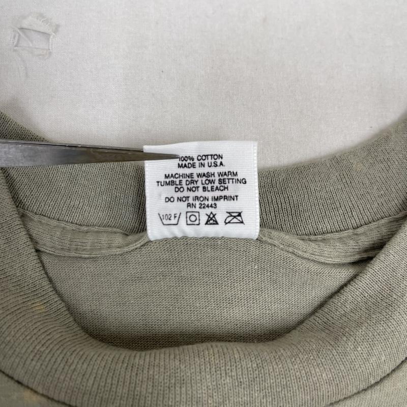 クイックシルバー Quiksilver Tシャツ 半袖 90s ヴィンテージ バック プリント Tシャツ カットソー L カーキオリーブ / カーキオリーブ / メンズ USED 古着 中古 50163882