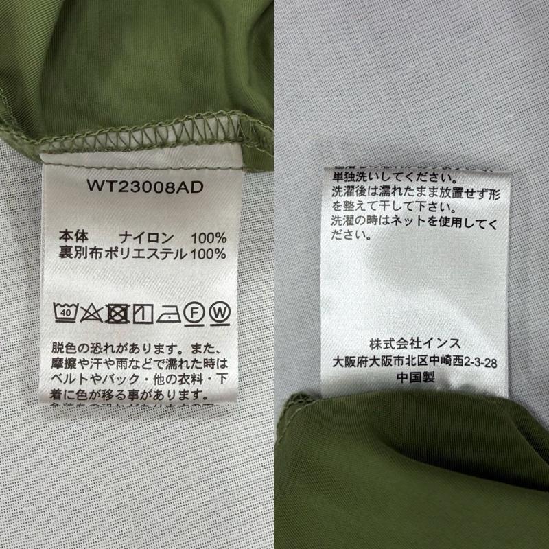 ワイルドシングス WILD THINGS シャツ、ブラウス 半袖 半袖 オープンカラー 開襟 ナイロンシャツ USA フラップポケット ロゴ 刺繍 M 無地 カーキ / カーキ / khaki メンズ USED 古着 中古 50163883