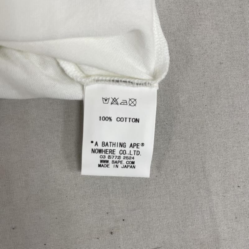 アベイシングエイプ A BATHING APE Tシャツ 七分袖 BABY MILO ベイビィマイロ プリント ラグラン 七分袖 Tシャツ M 水色 / ライトブルー / メンズ USED 古着 中古 50163885
