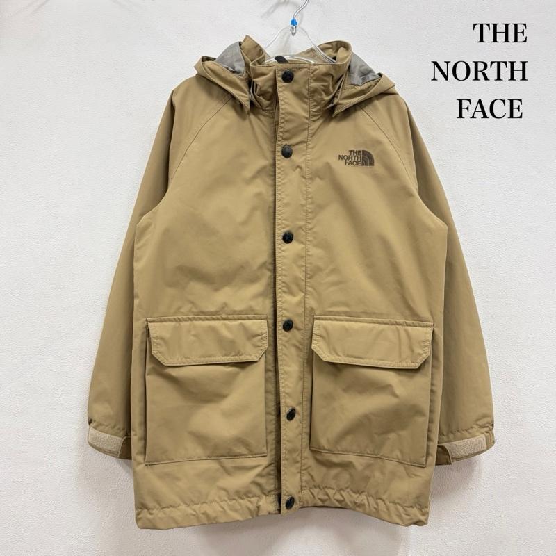 ザノースフェイス THE NORTH FACE ジャケット、上着 ジャンパー、ブルゾン ナイロン ジャケット マウンテンコート ロゴ 刺繍 NPJ61808 防水 キャンプ 130cm ロゴ、文字 X 刺繍 ベージュ / ベージュ / beige X 茶 / ブラウン / brown ガールズ USED 古着 中古 50163887