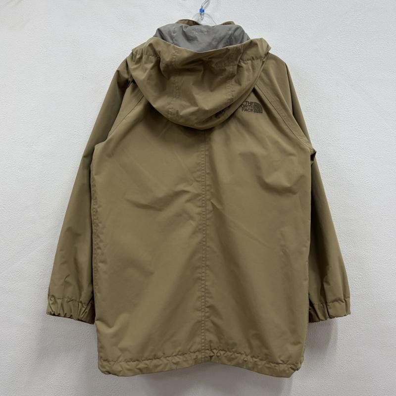 ザノースフェイス THE NORTH FACE ジャケット、上着 ジャンパー、ブルゾン ナイロン ジャケット マウンテンコート ロゴ 刺繍 NPJ61808 防水 キャンプ 130cm ロゴ、文字 X 刺繍 ベージュ / ベージュ / beige X 茶 / ブラウン / brown ガールズ USED 古着 中古 50163887