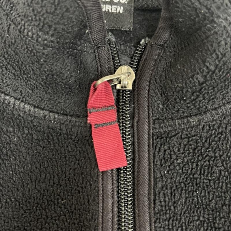ポロ ジーンズ Polo Jeans Co. ジャケット、上着 ジャンパー、ブルゾン ロゴ刺繍 ジップアップ フリース ジャケット アウター L 黒 / ブラック / black メンズ USED 古着 中古 50163889