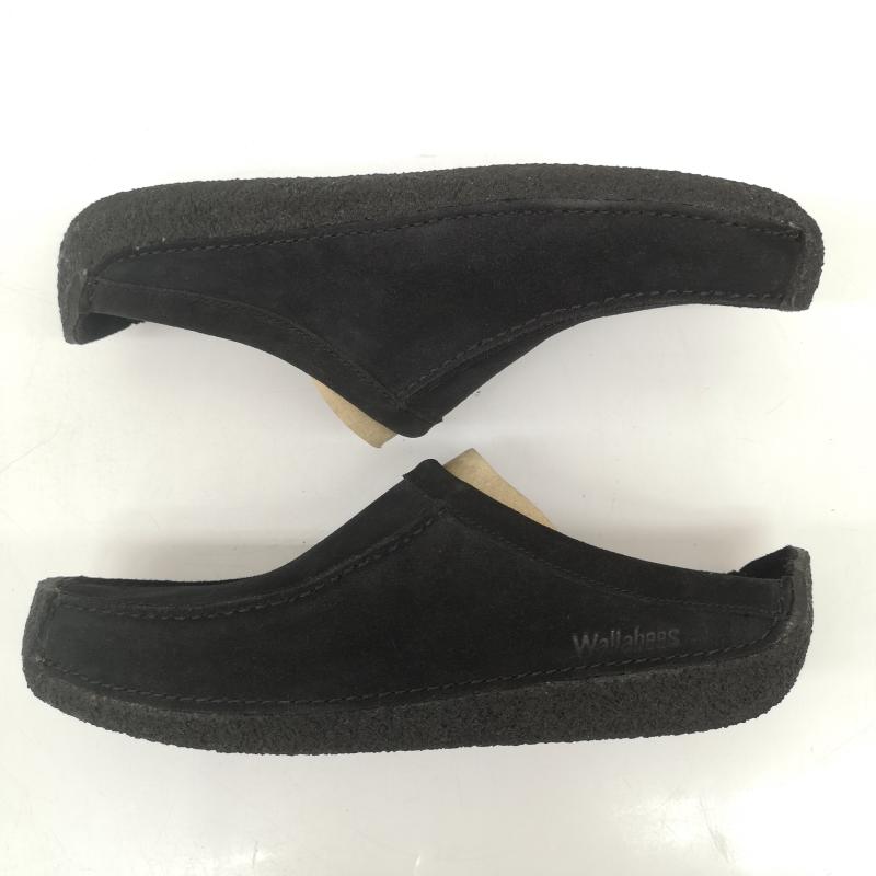 クラークス オリジナルズ Clarks Originals スリッポン スリッポン ナタリー メイブル UNITEDARROWS別注 スウェード UK：8 黒 / ブラック / black メンズ USED 古着 中古 50163890