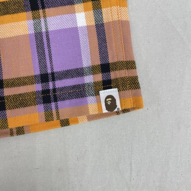 アベイシングエイプ A BATHING APE パンツ ショートパンツ チエイプヘッド 刺繍 チェック柄 マドラスチェック柄 ハーフ パンツ L マルチカラー / マルチカラー / multicolor メンズ USED 古着 中古 50163891
