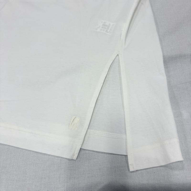 フィットミハラヤスヒロ FIT MIHARAYASUHIRO Tシャツ 半袖 半袖 ドロップショルダー 無地 Tシャツ サイドスリット ポケット 48 無地 X ワンポイント X ロゴ、文字 X 刺繍 白 / ホワイト / white メンズ USED 古着 中古 50163893