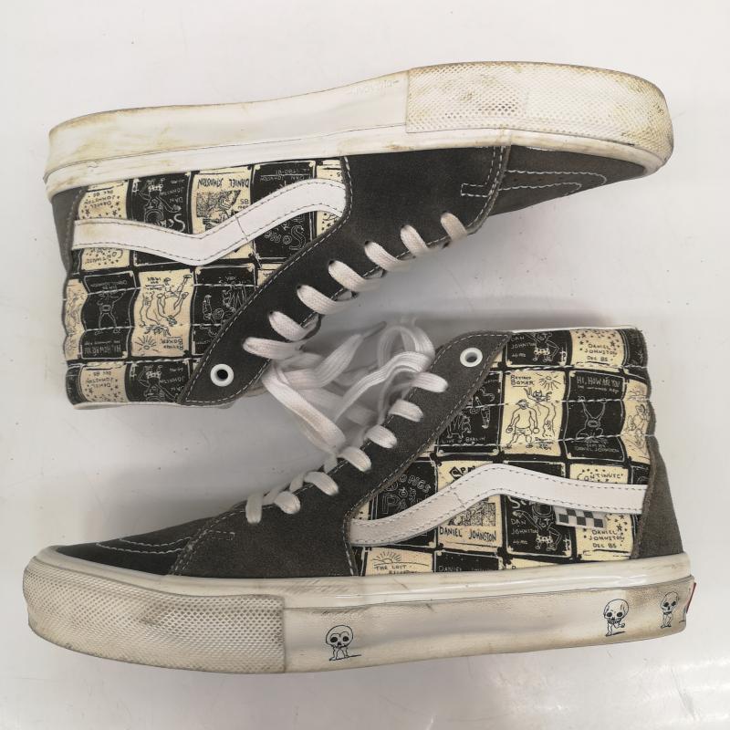 バンズ VANS スニーカー スニーカー Daniel Johnston Skate Sk8-Hi VN0A5FCCA07 スウェード 27.0cm 黒 / ブラック / black メンズ USED 古着 中古 50163895
