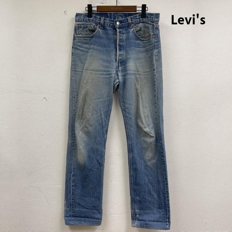 リーバイス Levi s パンツ デニム、ジーンズ 90s 501xx ボタンフライ デニム パンツ ジーンズ 35インチ インディゴ / インディゴ / Indigo メンズ USED 古着 中古 50163896