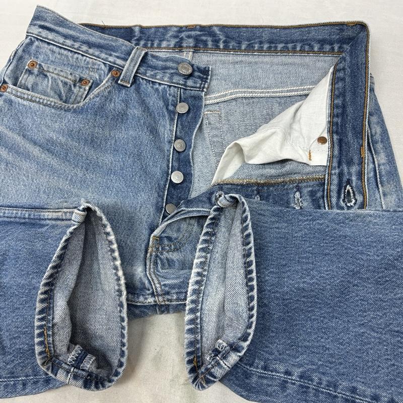 リーバイス Levi s パンツ デニム、ジーンズ 90年代 ビンテージ USA製 501-0000 ボタン裏653 デニム パンツ 90s VINTAGE 33インチ メンズ USED 古着 中古 50163906