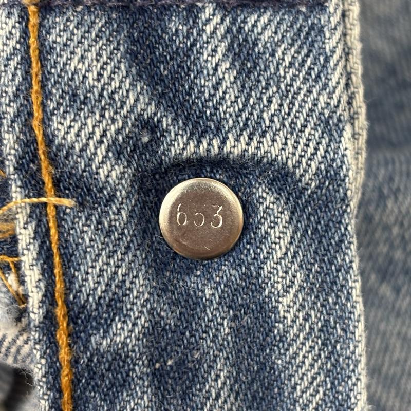 リーバイス Levi s パンツ デニム、ジーンズ 90年代 ビンテージ USA製 501-0000 ボタン裏653 デニム パンツ 90s VINTAGE 33インチ メンズ USED 古着 中古 50163906