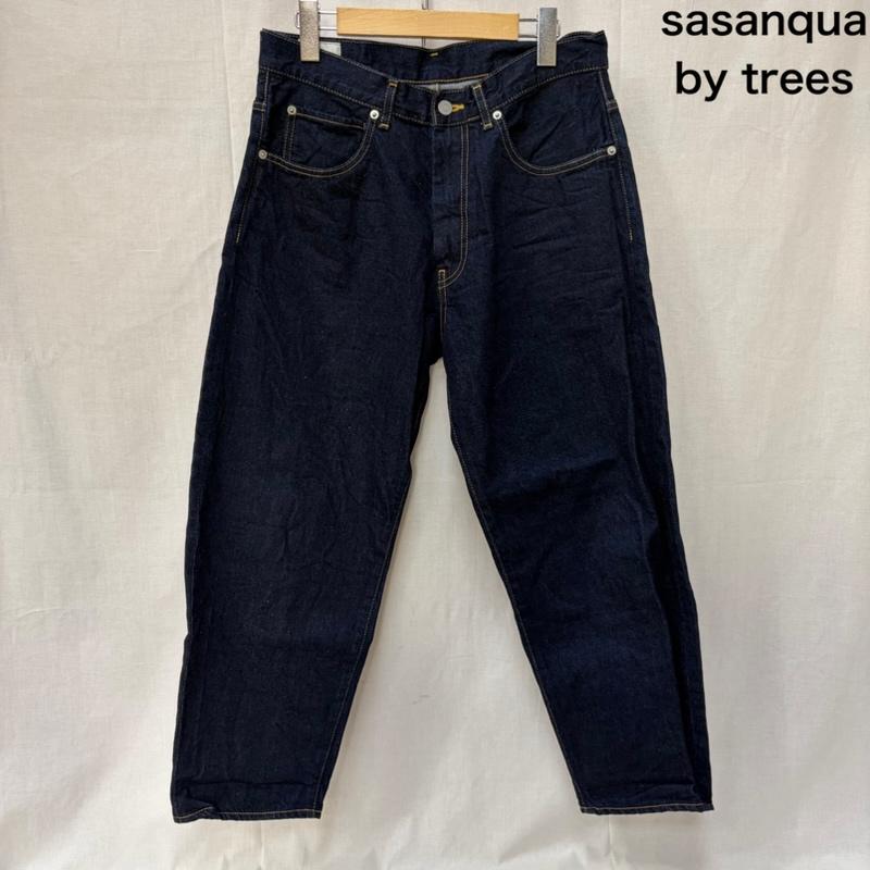 古着 USED パンツ デニム、ジーンズ sasanqua by trees AN-106 ルーズテーパードデニム インディゴ 1 12オンス 1 無地 インディゴ / インディゴ / Indigo レディース USED 古着 中古 50163907
