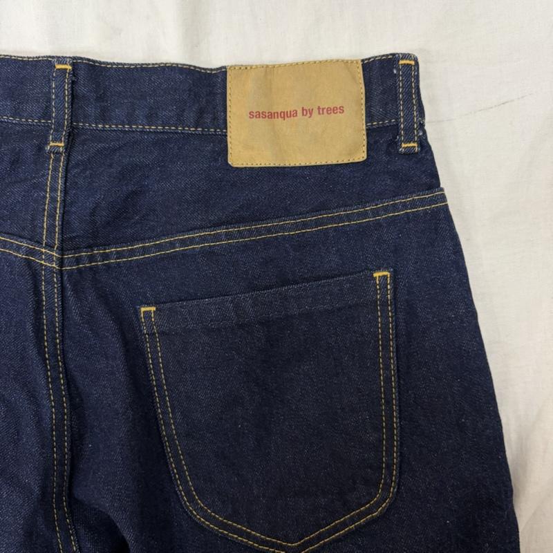 古着 USED パンツ デニム、ジーンズ sasanqua by trees AN-106 ルーズテーパードデニム インディゴ 1 12オンス 1 無地 インディゴ / インディゴ / Indigo レディース USED 古着 中古 50163907