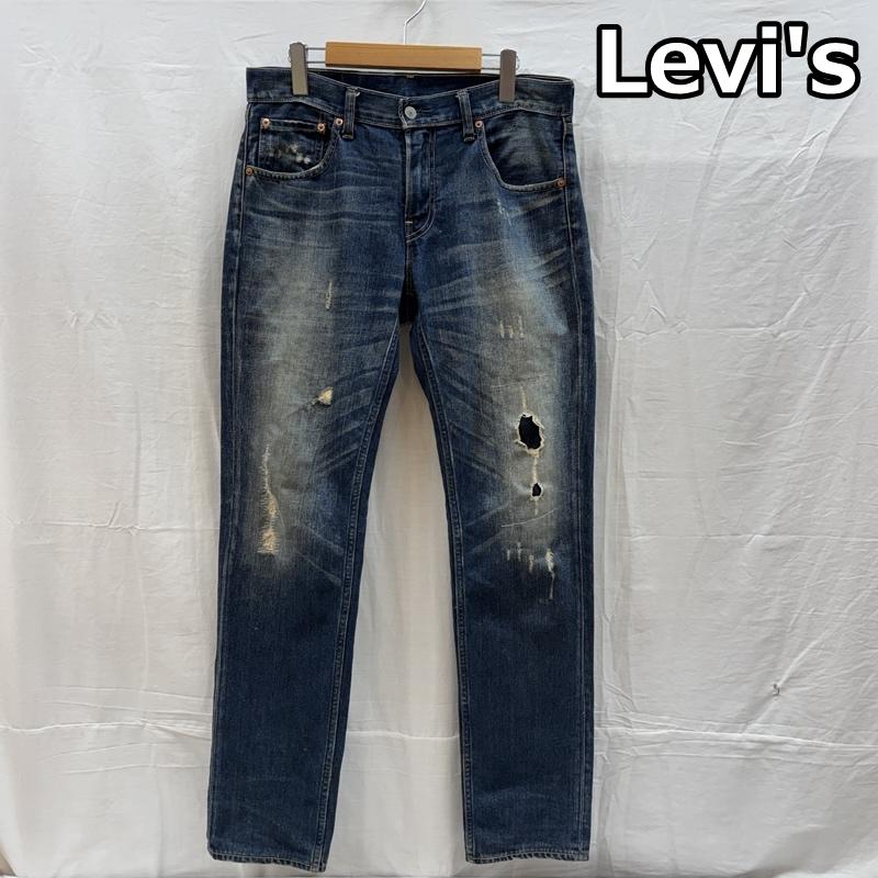 リーバイス Levi s パンツ デニム、ジーンズ LOT519 ダメージ デニム パンツ 32インチ メンズ USED 古着 中古 50163908