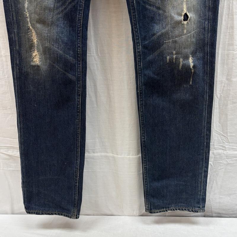 リーバイス Levi s パンツ デニム、ジーンズ LOT519 ダメージ デニム パンツ 32インチ メンズ USED 古着 中古 50163908