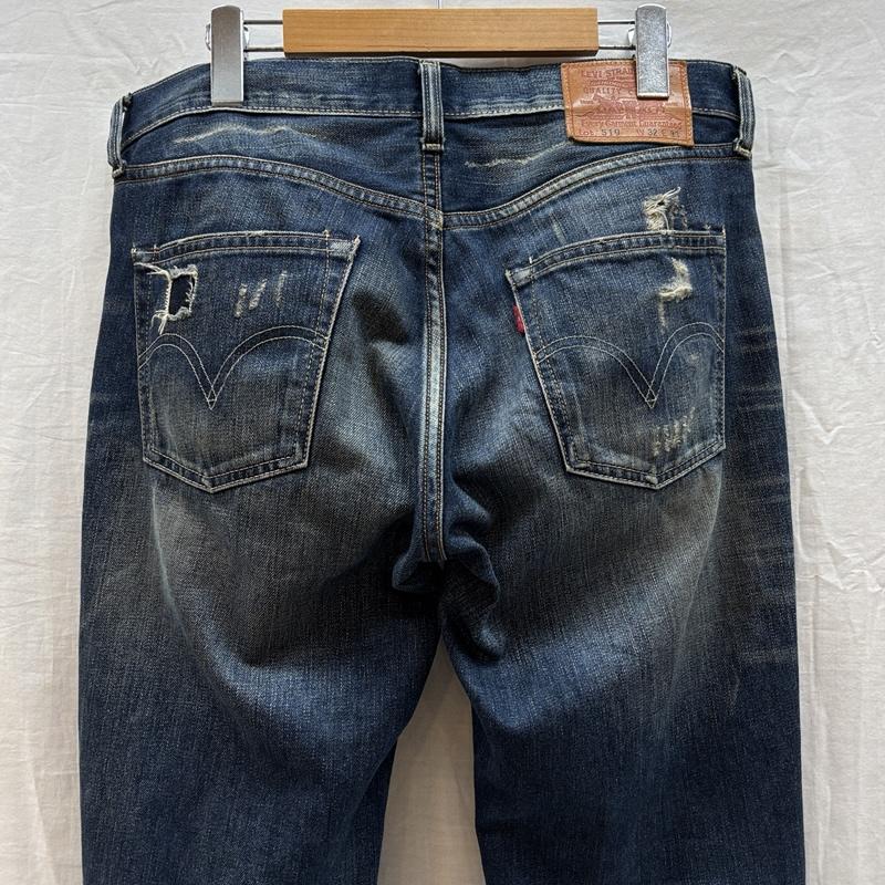 リーバイス Levi s パンツ デニム、ジーンズ LOT519 ダメージ デニム パンツ 32インチ メンズ USED 古着 中古 50163908