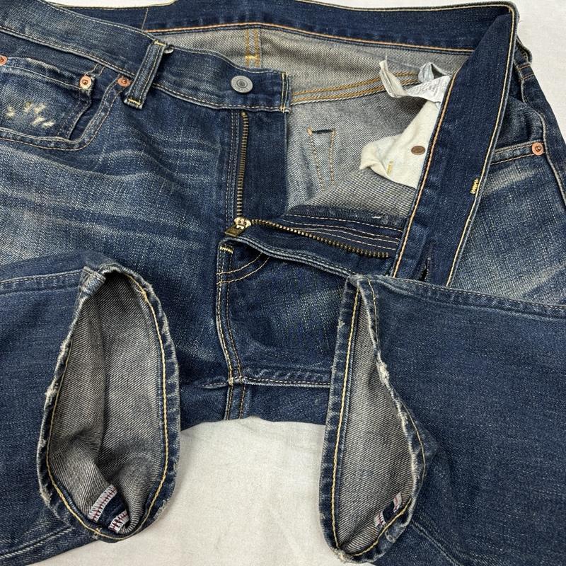 リーバイス Levi s パンツ デニム、ジーンズ LOT519 ダメージ デニム パンツ 32インチ メンズ USED 古着 中古 50163908
