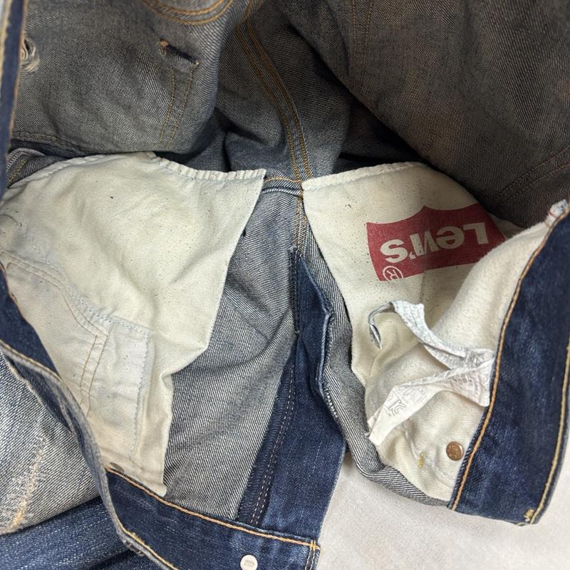リーバイス Levi s パンツ デニム、ジーンズ LOT519 ダメージ デニム パンツ 32インチ メンズ USED 古着 中古 50163908