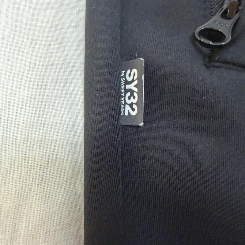 エスワイサーティトゥバイスィートイヤーズ SY32 by SWEET YEARS ボトムス ボトムス DOUBLE KNIT BASIC PANTS 13495 M Black トラックパンツ ジョガーパンツ M ワンポイント 黒 / ブラック / black メンズ USED 古着 中古 50163910
