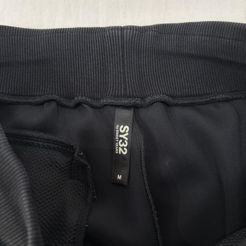 エスワイサーティトゥバイスィートイヤーズ SY32 by SWEET YEARS ボトムス ボトムス DOUBLE KNIT BASIC PANTS 13495 M Black トラックパンツ ジョガーパンツ M ワンポイント 黒 / ブラック / black メンズ USED 古着 中古 50163910