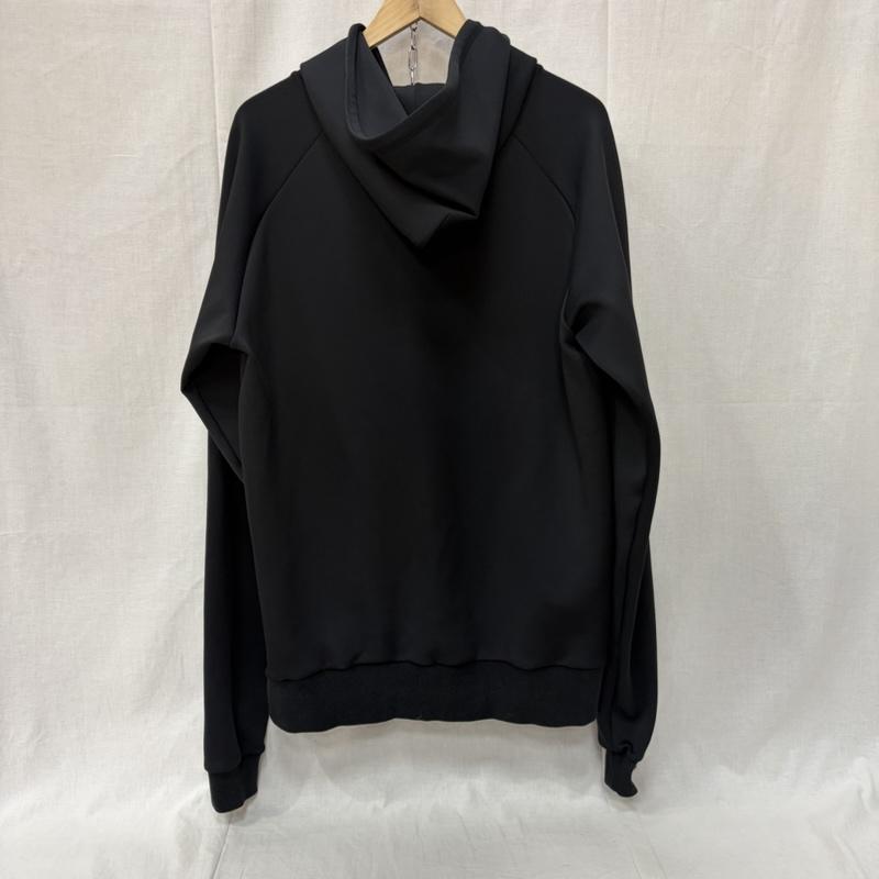エスワイサーティトゥバイスィートイヤーズ SY32 by SWEET YEARS パーカー 長袖 DOUBLE KNIT EMBOSS LOGO P/O HOODIE 12562 L Black L ワンポイント 黒 / ブラック / black メンズ USED 古着 中古 50163911