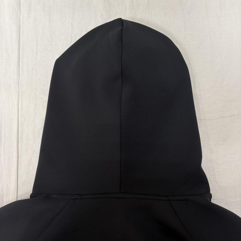 エスワイサーティトゥバイスィートイヤーズ SY32 by SWEET YEARS パーカー 長袖 DOUBLE KNIT EMBOSS LOGO P/O HOODIE 12562 L Black L ワンポイント 黒 / ブラック / black メンズ USED 古着 中古 50163911